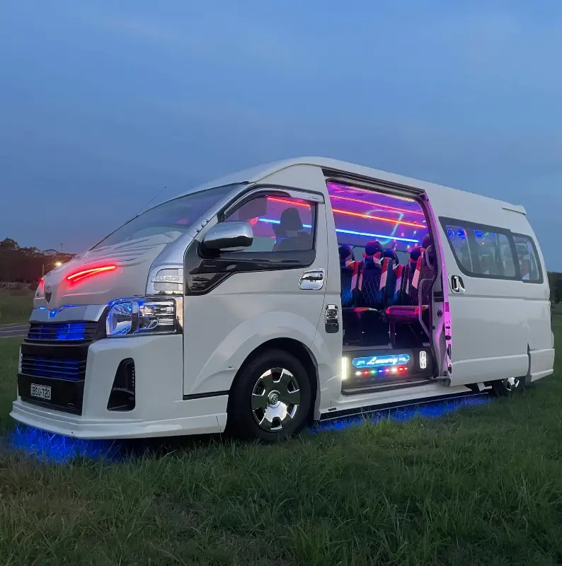 mini van for let's party bus