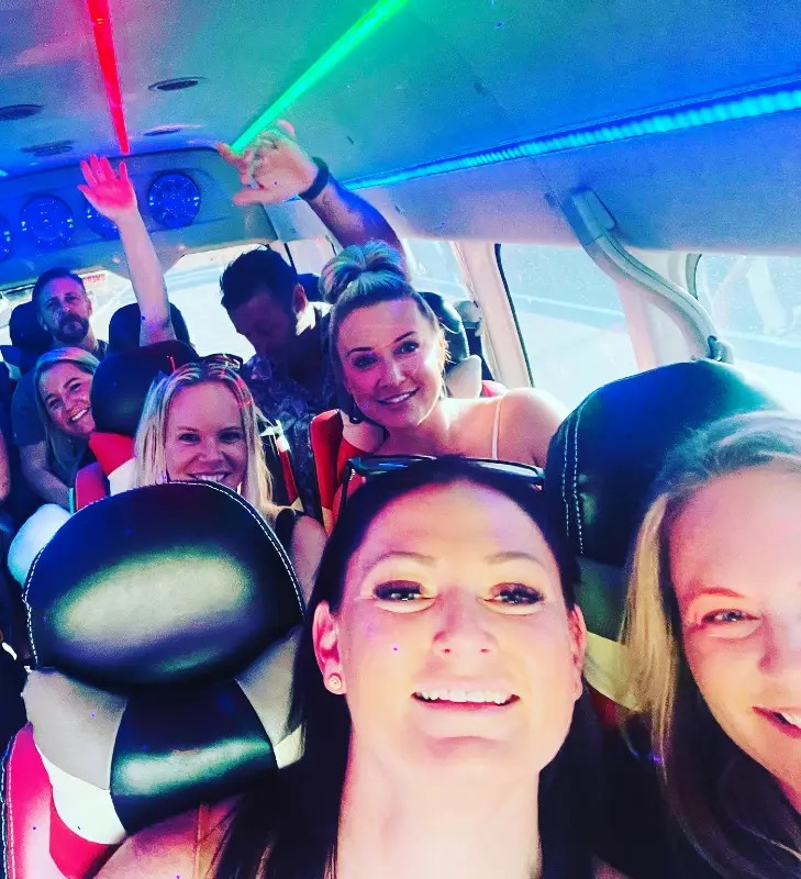 hens party bus hire