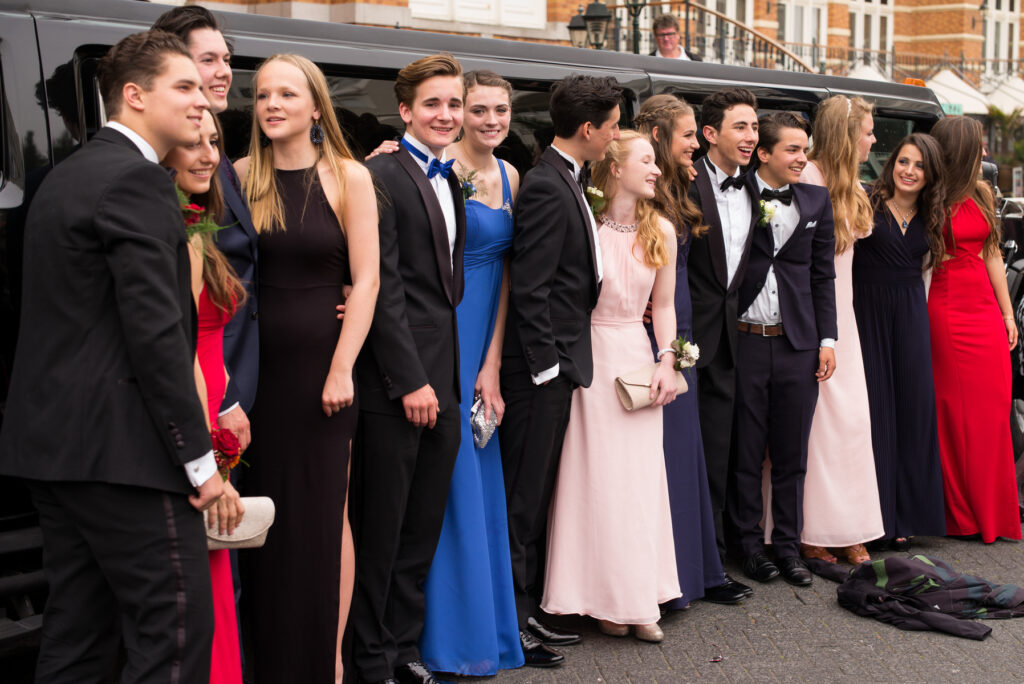 school formal party bus in style