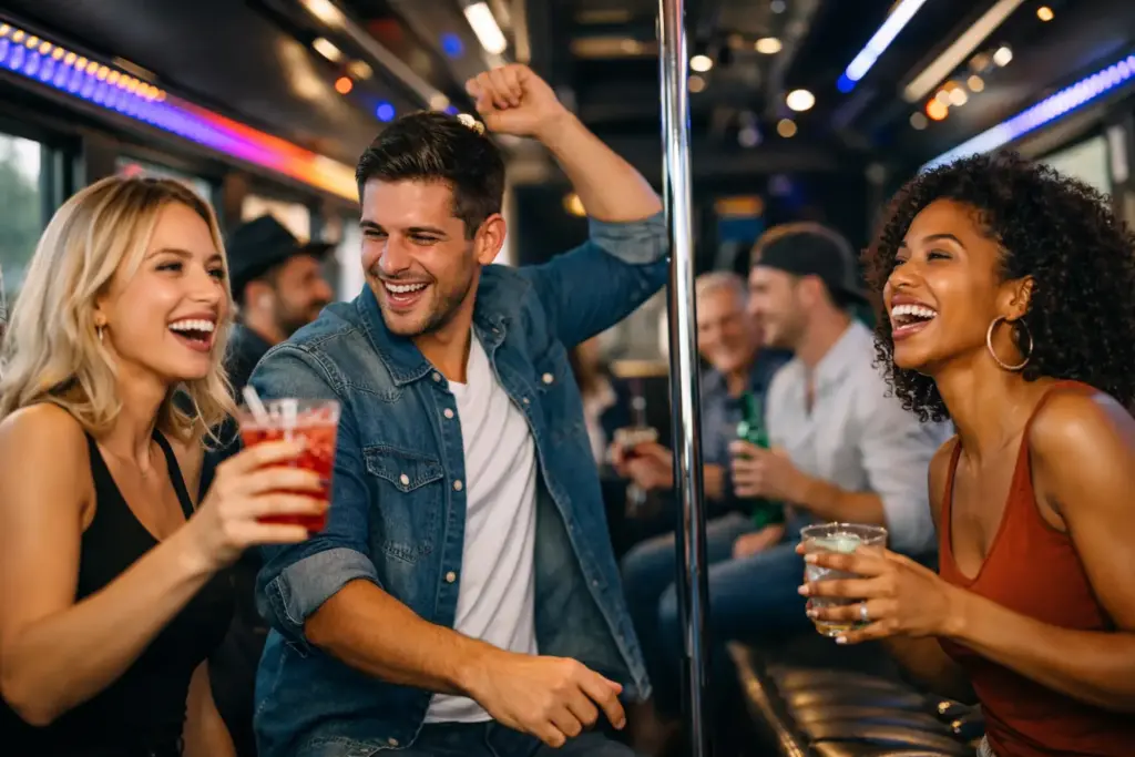 how to make a party bus fun