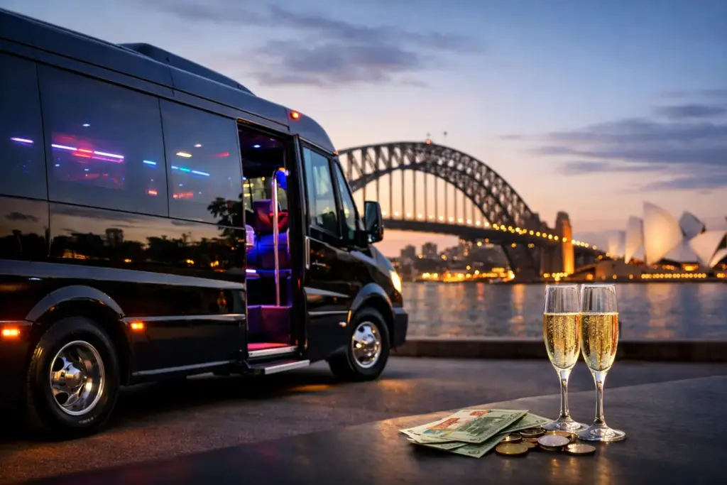 party bus hire sydney cost
