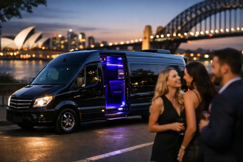 party van hire sydney harbour