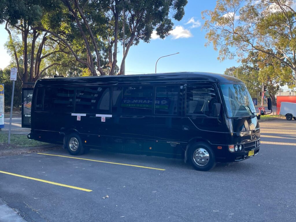 large black bus